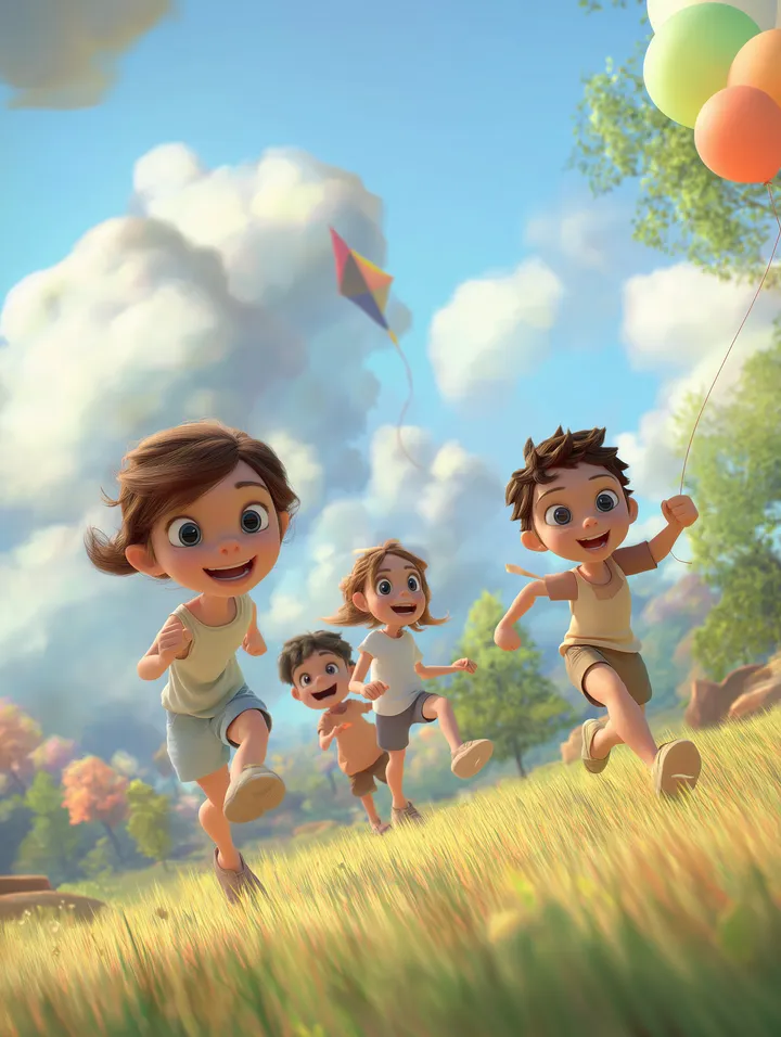 Kids movies illustration