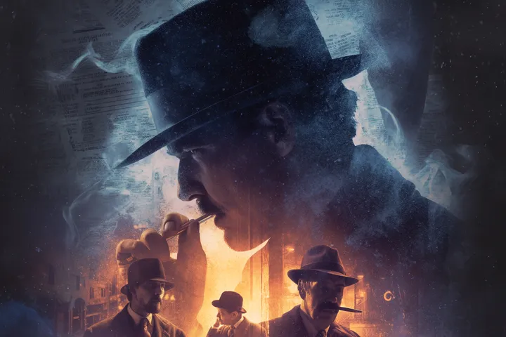 Mystery movies illustration