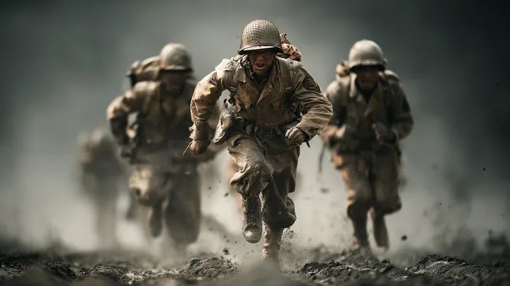 War movies illustration